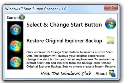 How to Change Start Button 的图像结果