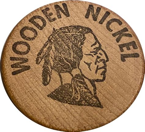 Wooden Nickel - Apache Territory - United States – Numista