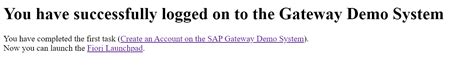 Create an Account on the SAP Gateway Demo System | SAP Tutorials