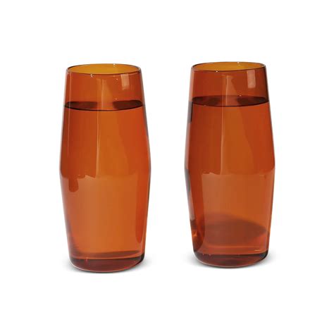 Century 16 oz Glasses - Set of Two, Cobalt - Gessato Design Store