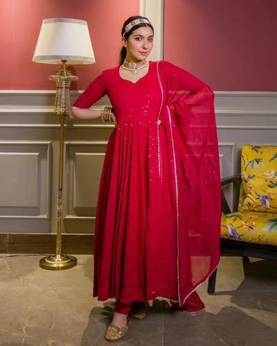 Buy Kaina Embroidered Anarkali Set online in India at Best Price | Aachho