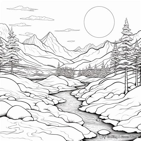 Winter Solstice Coloring Pages - Free & Printable!