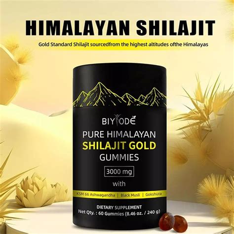 BIYODE Pure Himalayan Shilajit Gold Gummies | Kaufland.cz