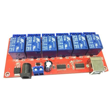 ⚡️Buy Max Maxb 6 Channel USB Relay Module Board Optocoupler Computer ...