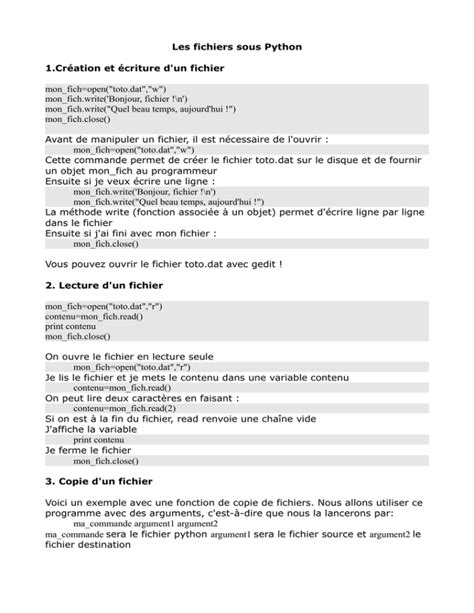 Image result for Creer Des Fichiers Python