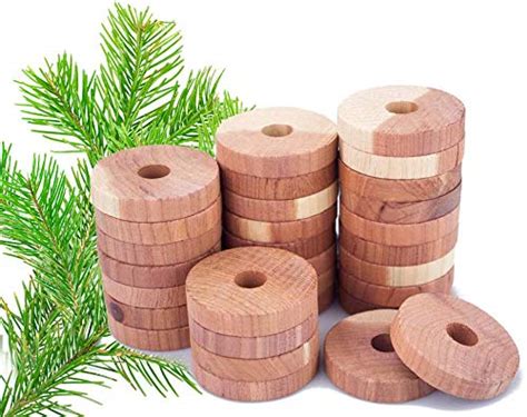 Boxania Original Natural Cedar Wood Rings Repellent | Pack of 12 I ...