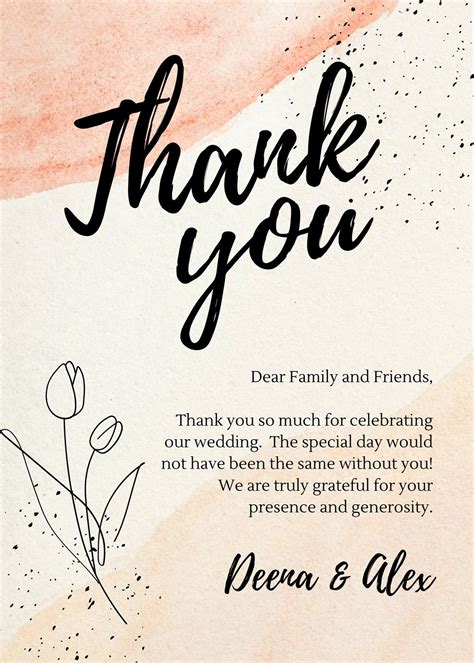 Free Printable Thank You Cards