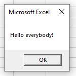 Image result for VBA Dialog Box