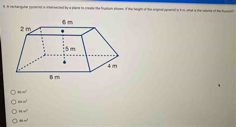Image result for Rectangular Frustum Volume