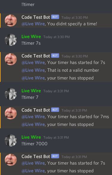 Image result for Discord Timer Bot