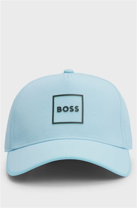BOSS - Twill cap with curved visor - Light Blue