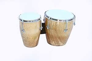 Vande Double Bongo Musical Instrument Band Double Bongo Beige : Amazon ...