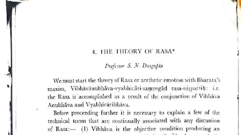 Theory of Rasa: A Study of Aesthetic Emotion in Indian Poetics - Studocu