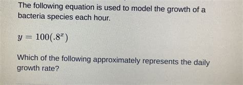 Image result for Bacteria Math Compound Continuously Equations