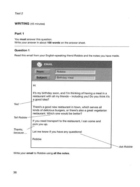 Image result for ESOL B2 Writing Sample for Part 1