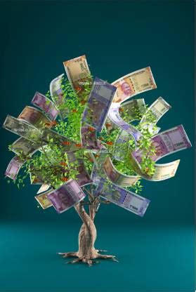 Vastu Money Tree 12x18 inch Poster for Wall Photographic Paper ...