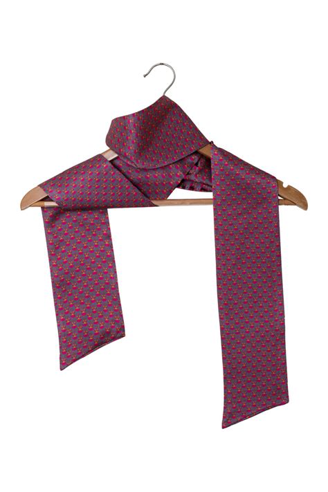 Printed Pink and Purple Silk Stole for Women & Chokore