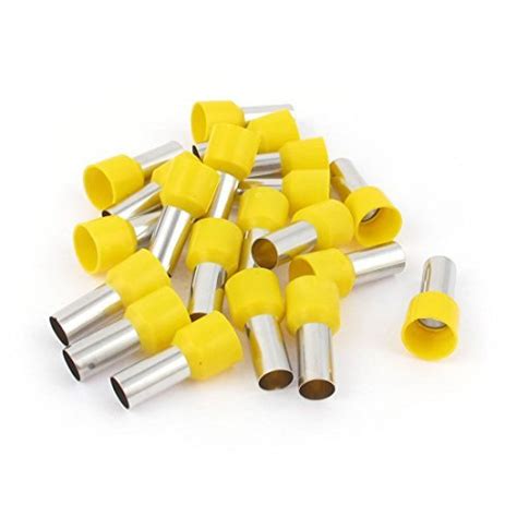 Alcoa Prime20 Pcs Wire Crimp Terminal Insulated Ferrule Tube Yellow E16 ...