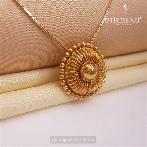 Buy Vintage Gold Pendant 22 KT yellow gold (2.8 gm). | Online By ...