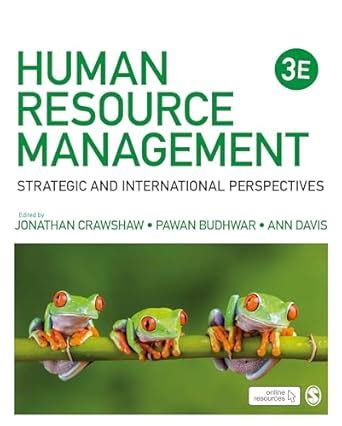 Buy Human Resource Management: Strategic and International Perspectives ...