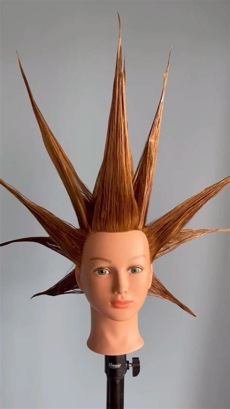 Liberty spikes (punk hairtutorial | Hair tutorial, Punk hair, High ...