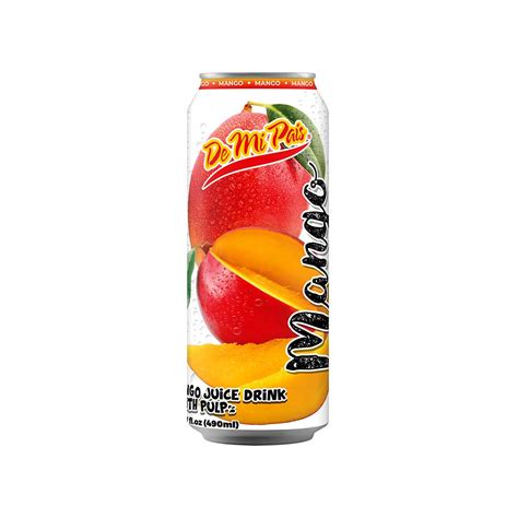 Buy De Mi Pais Mango Juice Drink with Pulp 16oz Jugo de Mango con Pulpa ...