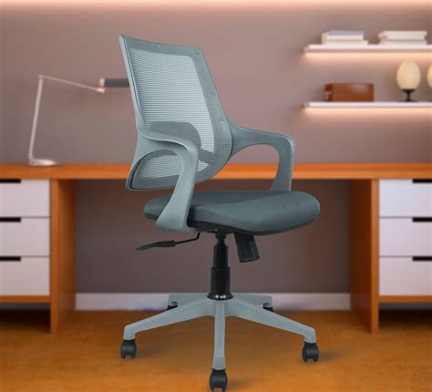 Monarch Spine Mesh Back Office Chair | Height Adjustable with Lumber ...