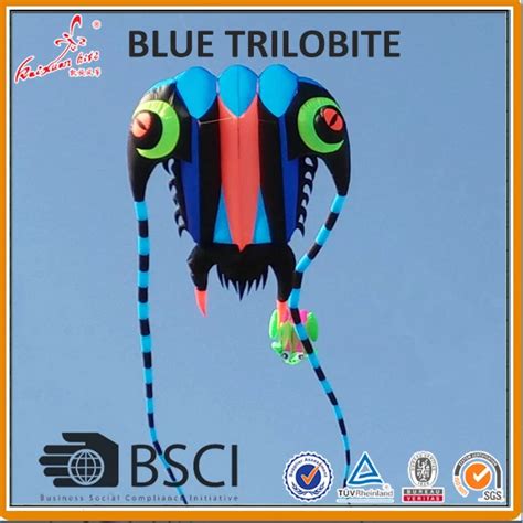 Kite Reel Giant 15' Trilobite Airfoil Nylon 3-D Kite | #4755675455 ...