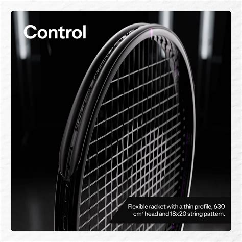 Adult Tennis Racket Control Tour TR960 18x20 Unstrung - Grey 305 g