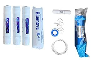 Bluenova 1 Year RO Service Kit with Aqua Inline Set, TFC 80 GPD (MCM ...