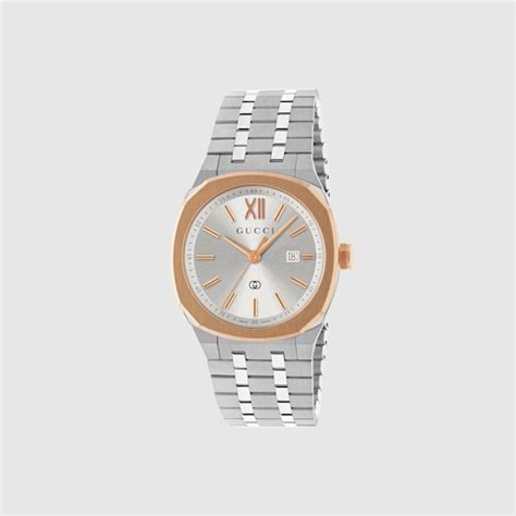 GUCCI 25H Uhr, 30 mm in Stahl | GUCCI® DE