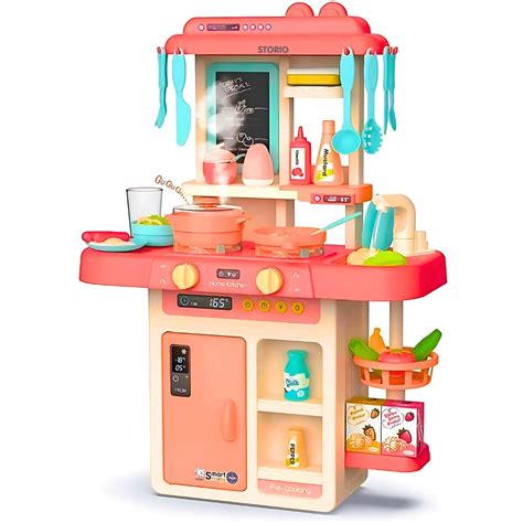 Buy Storio Toys Kitchen Set for Kids Girls Big Cooking Set Light and ...