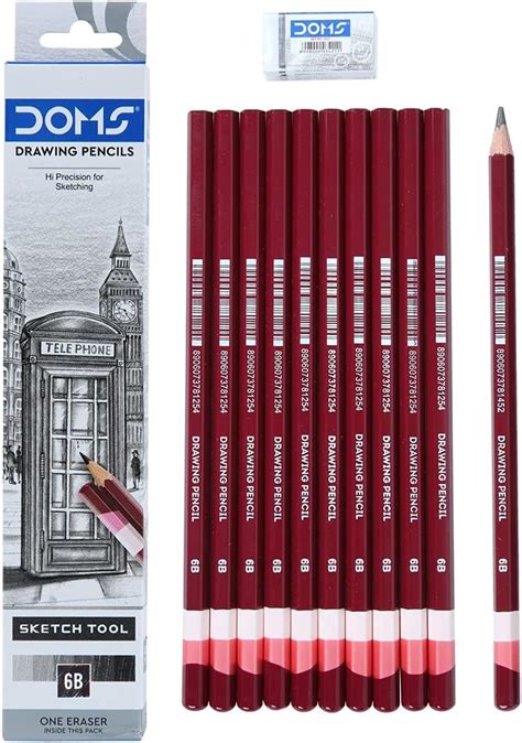 Apsara Absolute Extra Dark Pencils - Pack of 10 : Amazon.in: Home & Kitchen
