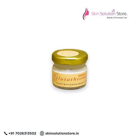 Mistine Glutathione Night Skin Whitening Cream 50g – Skin Solution Store