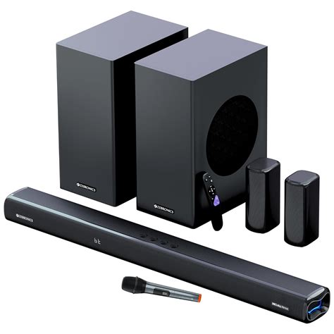 ZEBRONICS Juke BAR 9850 5.2.4 CH Soundbar, 725 Watts, Dolby Atmos, HDMI ...
