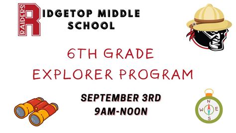 6th Grade Explorer Program, Ridgetop Middle School, Silverdale, 3 ...