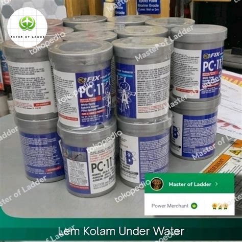 Jual lem kolam glue epoxy lem pc 11 under water tambal kolam 1kg dalam ...