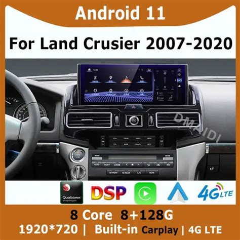 Android 11 Car Radio for Toyota Land Cruiser 200 LC200 2007-2020 GPS ...