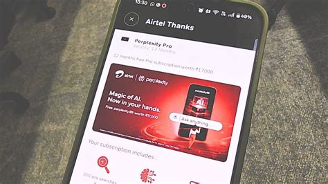 Image result for Airtel Perplexity Pro Offer Code