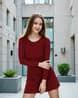 Buy Maroon Dresses for Women by Shein Online | sheinindia.in