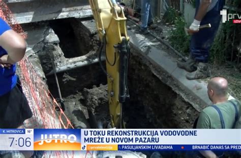 U toku rekonstrukcija vodovodne mreže u Novom Pazaru VIDEO - B92