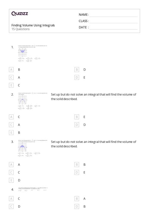 Image result for Finding Volume Using Integrals