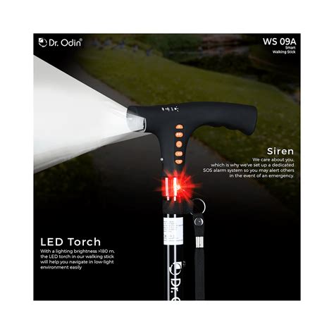 Dr. Odin 09A Smart Walking Stick | 30 Minutes 24/7 Delivery