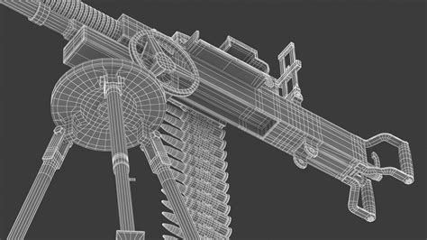 DShK Heavy Machine Gun 3D model | CGTrader