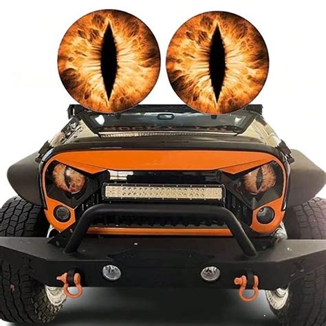 tooluck Pair Of Beast Eye Headlight Decals - Set Of 2 Unique Vinyl ...