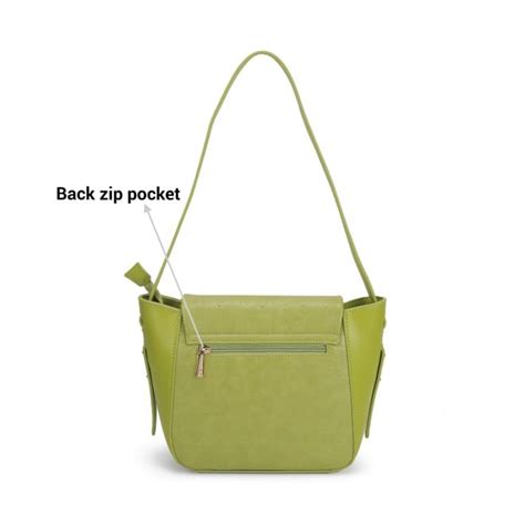 Buy Mochi Women Green Hand Bags Shoulder Bag Online | SKU: 66-611-21-10 ...