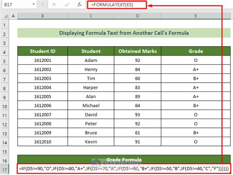 Image result for Excel-Formula Display Text