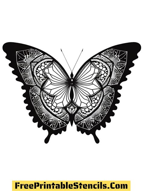 Butterfly Stencil Designs Printable - Printable Stencils