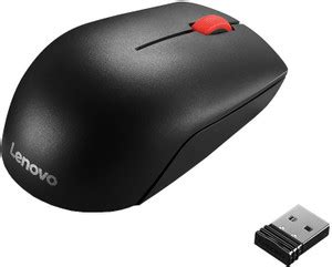 Lenovo Essential Compact Wireless Ambidextrous Optical Mouse with ...