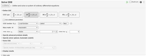 Image result for How to Create Model From Ode in MATLAB